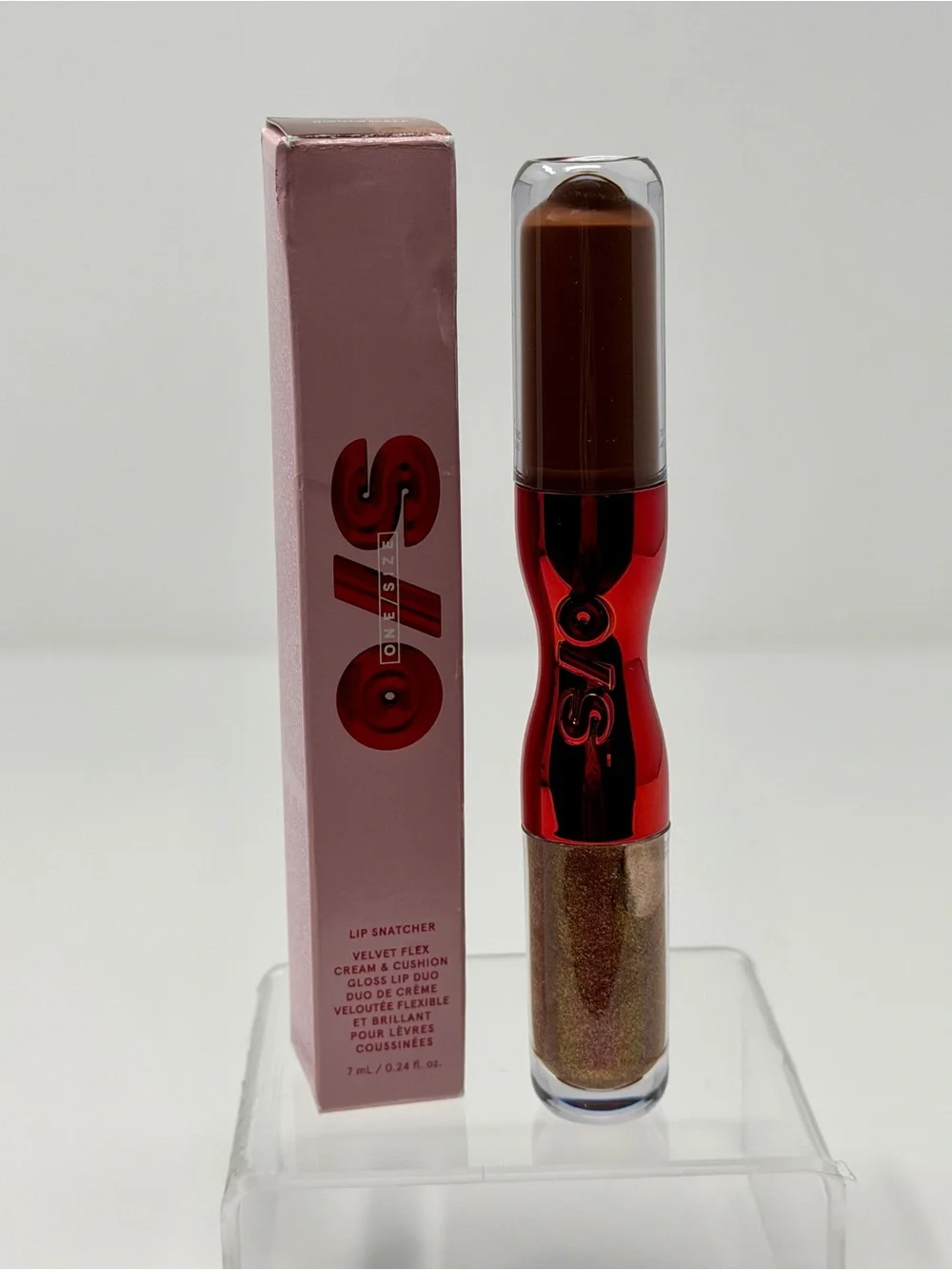 One/Size Lip Snatcher Velvet Flex Cream & Gloss Duo Nightwalker- NIB